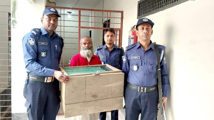 বগুড়ায় কোটি টাকা মূল্যের তক্ষকসহ গ্রেপ্তার ১ বগুড়ায় কোটি টাকা মূল্যের তক্ষকসহ গ্রেপ্তার ১