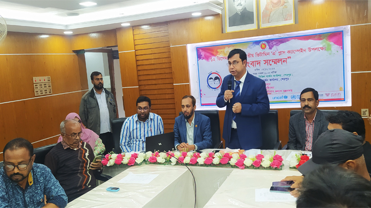 শেরপুরে ২ লাখ শিশু পাবে ভিটামিন ‘এ’ ক্যাপসুল শেরপুরে ২ লাখ শিশু পাবে ভিটামিন ‘এ’ ক্যাপসুল