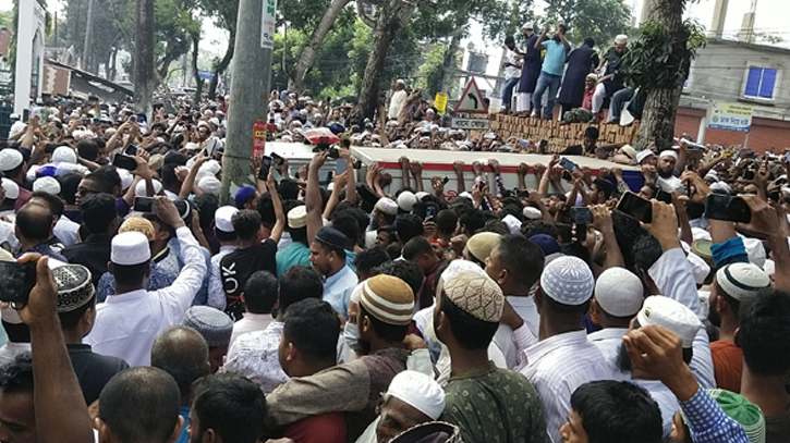 পিরোজপুরে সাঈদীর মরদেহ, বাদ জোহর জানাজার পর দাফন