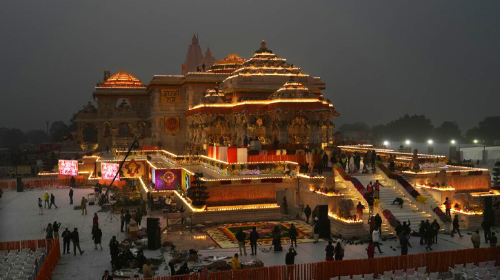Ayodhya Ram Mandir in India is opening today Ayodhya Ram Mandir in India is opening today