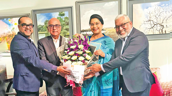 Sangeet Oikko Bangladesh felicitates Bannya on receiving ’Padma Shri’