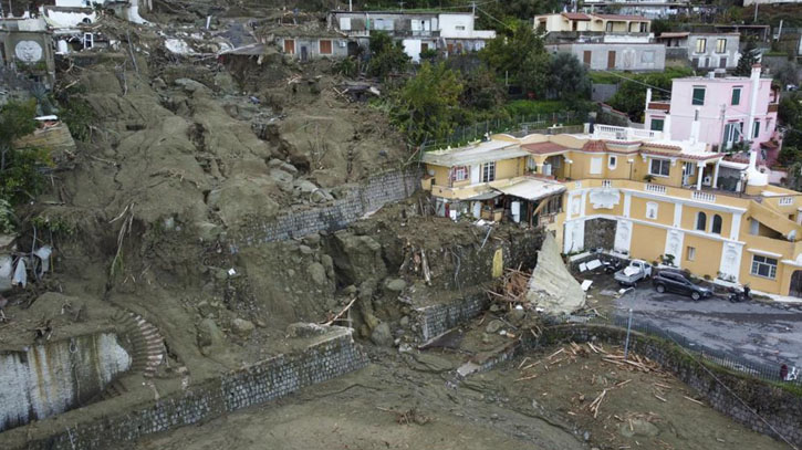 Newborn among 7 dead in landslide on Italy’s Ischia island