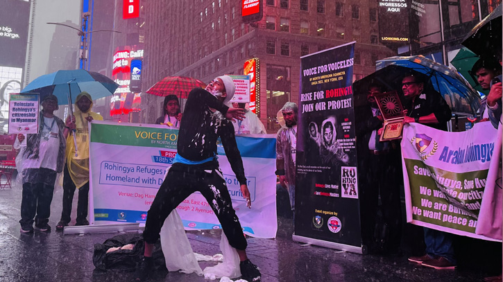 Tanvir Shake performed in the lights of Times Square, NY Tanvir Shake performed in the lights of Times Square, NY
