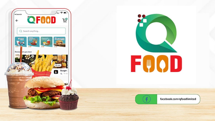 QFood delivers food online within 25 minutes