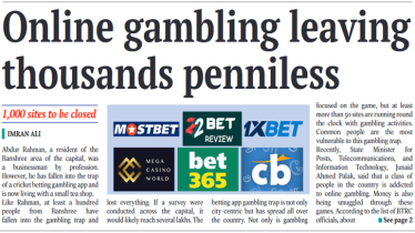 Online gambling leaving thousands penniless