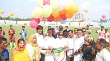 Mayor’s Cup Football League inaugurated in Mymensingh