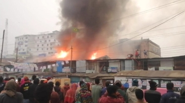 Noakhali fire 30 shops gutted