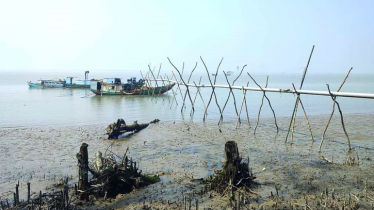 Illegal sand extraction threaten continues erosion In Bhola