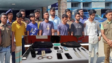 6 arrested over mugging police vehicle in Sirajganj
