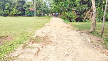 3km muddy road causes sufferings to villagers