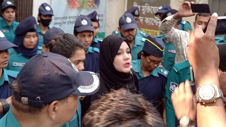 Actress Mahiya Mahi sent to jail Actress Mahiya Mahi sent to jail