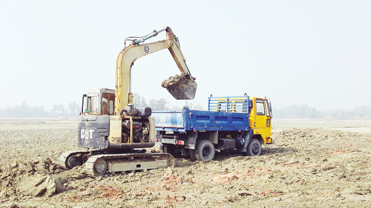 Rampant pond digging decimates arable lands