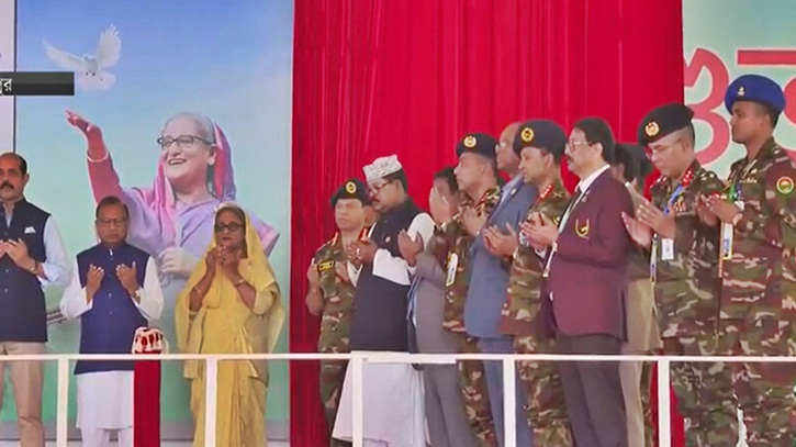 PM opens Mirpur-Kalshi flyover PM opens Mirpur-Kalshi flyover