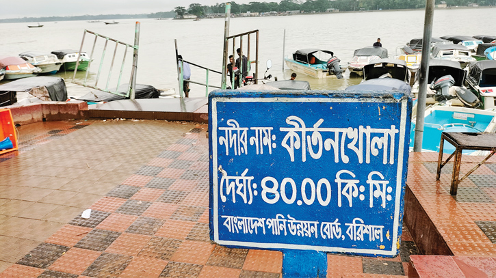 Encroachment, pollution threaten Kirtankhola Encroachment, pollution threaten Kirtankhola