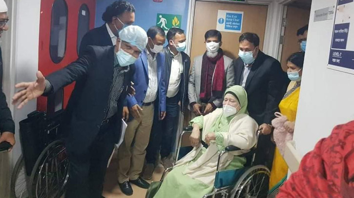 Khaleda Zia to return home from hospital after 5 days Khaleda Zia to return home from hospital after 5 days