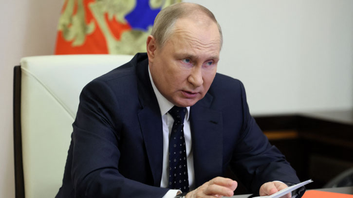 Putin says nuclear tensions ’rising’ but Moscow won’t deploy first