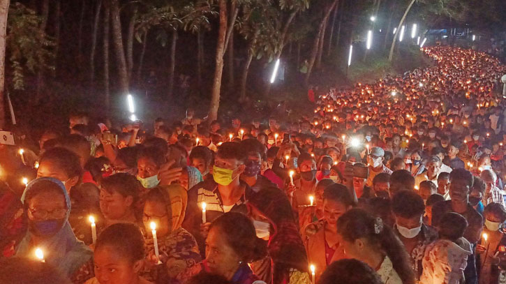 Fatima Rani pilgrimage festival being held in Sherpur