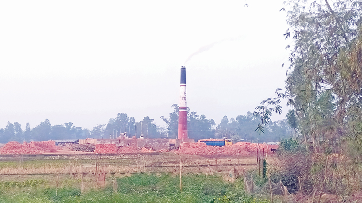 Illegal brick Kilns sprung up on arable lands Illegal brick Kilns sprung up on arable lands