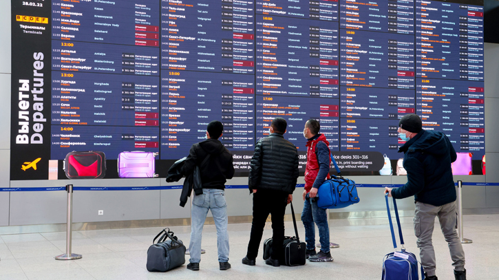 More than 20 flights delayed in Moscow airports More than 20 flights delayed in Moscow airports