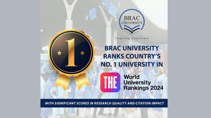 BRAC University Tops THE World University Rankings 2024 in Bangladesh BRAC University Tops THE World University Rankings 2024 in Bangladesh