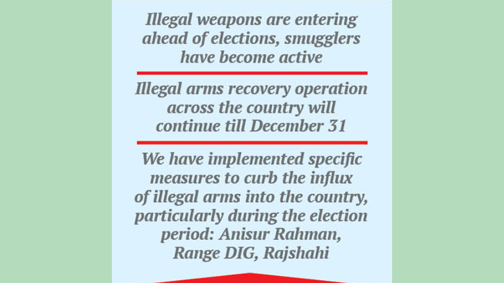Security beefed up for illegal weapons smuggling Security beefed up for illegal weapons smuggling