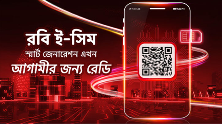 Robi launches e-SIM Robi launches e-SIM