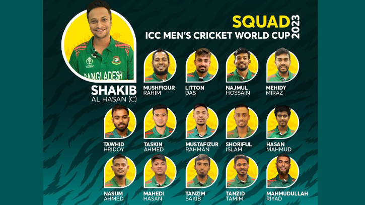 BCB declared WC squad, Mahmudullah returns