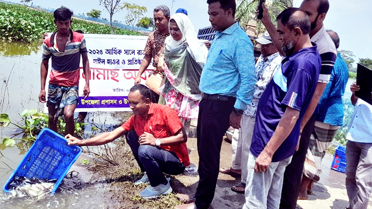 শ্রীমঙ্গলের বাইক্কা বিল ও সরকারি জলাশয়ে মাছের পোনা অবমুক্ত শ্রীমঙ্গলের বাইক্কা বিল ও সরকারি জলাশয়ে মাছের পোনা অবমুক্ত