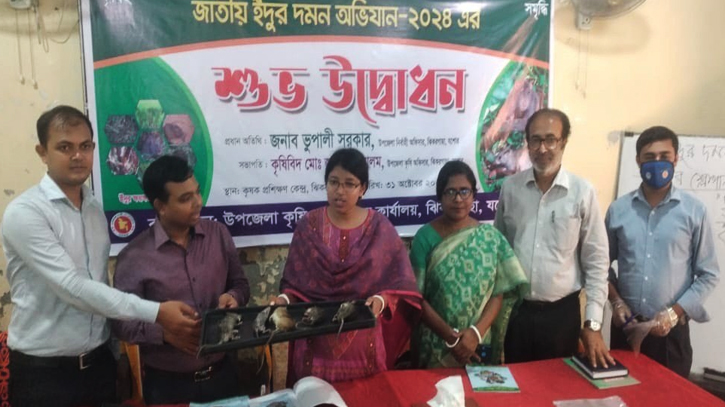 ঝিকরগাছায় জাতীয় ইঁদুর দমন অভিযানের উদ্বোধন ঝিকরগাছায় জাতীয় ইঁদুর দমন অভিযানের উদ্বোধন
