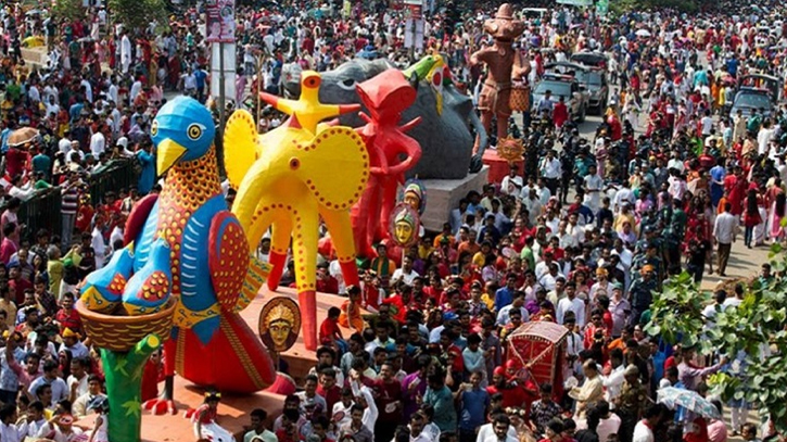 বাঙালির সবচেয়ে রঙিন উৎসব ‘পহেলা বৈশাখ’ উদযাপনের জন্য প্রস্তুতি সম্পন্ন বাঙালির সবচেয়ে রঙিন উৎসব ‘পহেলা বৈশাখ’ উদযাপনের জন্য প্রস্তুতি সম্পন্ন