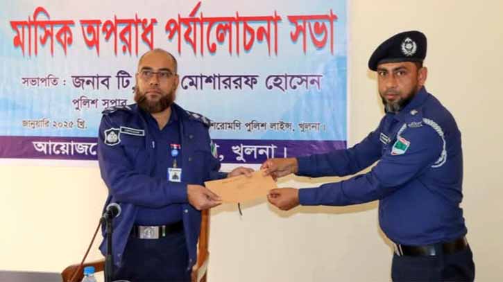 খুলনা জেলার শ্রেষ্ঠ ওসি পাইকগাছা থানার ওসি সবজেল হোসেন খুলনা জেলার শ্রেষ্ঠ ওসি পাইকগাছা থানার ওসি সবজেল হোসেন