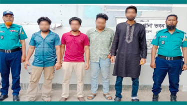 রাজশাহীতে বাসায় ঢুকে চাঁদা দাবি চক্রের চার সদস্য গ্রেপ্তার
