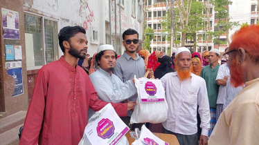 পবিপ্রবিতে ইসলামিক ছাত্র শিবিরের আয়োজনে ইদ সামগ্রী বিতরণ