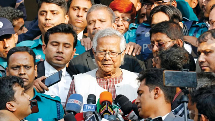 শ্রম আইন লঙ্ঘনের মামলায় জামিন পেলেন ড. ইউনূস শ্রম আইন লঙ্ঘনের মামলায় জামিন পেলেন ড. ইউনূস