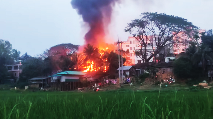 রাঙামাটির বিলাইছড়িতে অগ্নিকাণ্ড