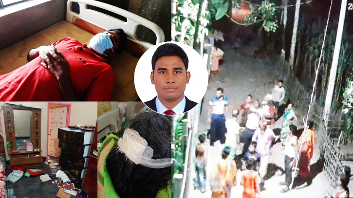 প্রবাসী সাংবাদিক সুমনের বাড়িতে সন্ত্রাসী হামলায় আহত পাঁচ প্রবাসী সাংবাদিক সুমনের বাড়িতে সন্ত্রাসী হামলায় আহত পাঁচ