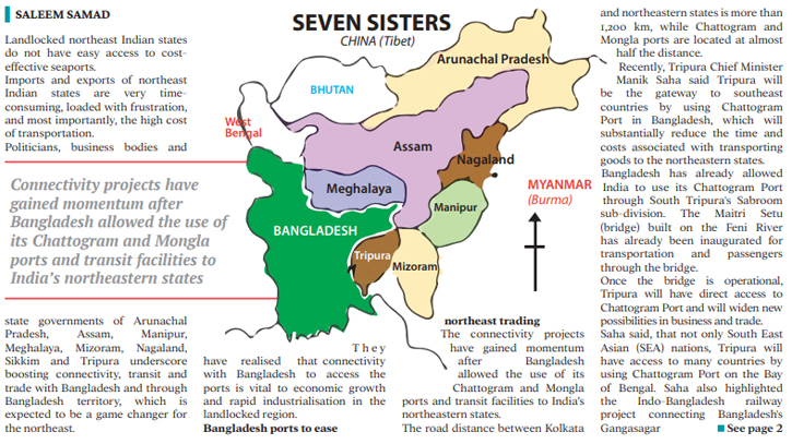 Bangladesh can be a game changer for northeast India