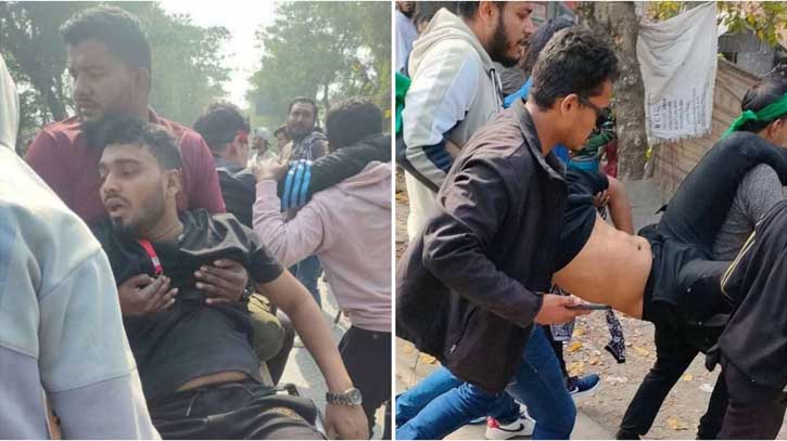 Dhaka-bound convoy of students attacked in Bagerhat, 20 injured Dhaka-bound convoy of students attacked in Bagerhat, 20 injured