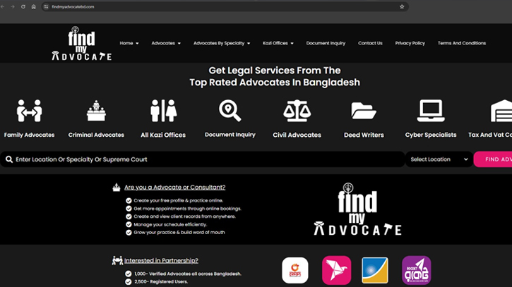 Find My Advocate offers online legal advice