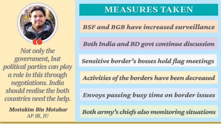 Tensions mounting on Indo-Bangla border Tensions mounting on Indo-Bangla border