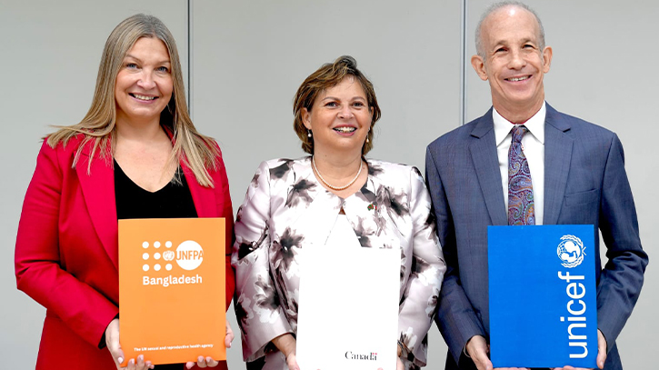 UNICEF, UNFPA, Canada made alliance for Bangladesh woman-child healthcare UNICEF, UNFPA, Canada made alliance for Bangladesh woman-child healthcare