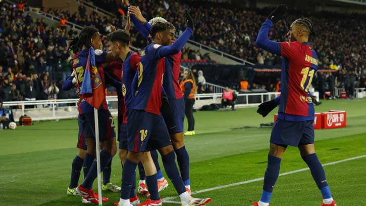 Barcelona reaches Copa del Rey quarterfinals with 5-1 rout of Real Betis Barcelona reaches Copa del Rey quarterfinals with 5-1 rout of Real Betis