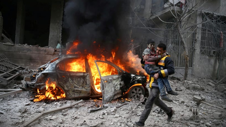 Three civilians killed in Israeli strikes on Damascus Three civilians killed in Israeli strikes on Damascus