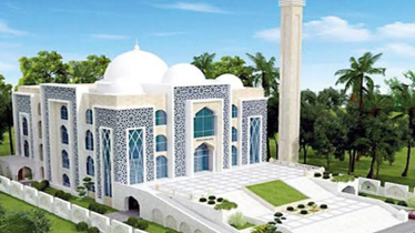 Mujibnagar model mosque construction at standstill