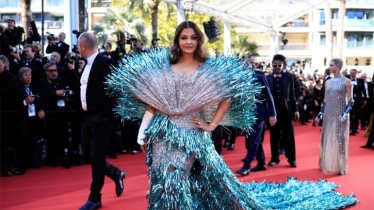 Cannes 2024: Aishwarya Rai Bachchan walks in blue-silver gown