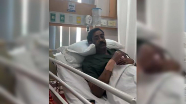 Shamim Osman in hospital with physical illness