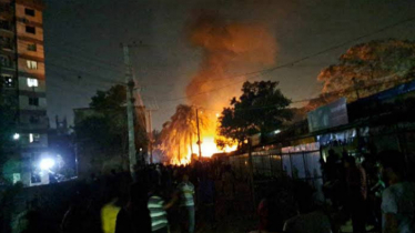 40 shanties  gutted in Chattogram fire