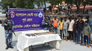 Coast Guard nabs 12 pirates from Bay of Bengal