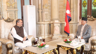 Saber Chowdhury meets Nepalese PM in Kathmandu