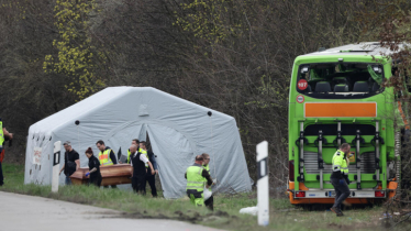 Four killed in German motorway bus accident